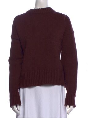 The Frankie Shop Natte Sweater in Maroon